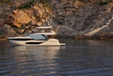 Prestige F5.7 At anchor